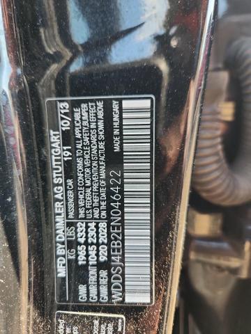 WDDSJ4EB2EN046422 - 2014 MERCEDES-BENZ CLA 250 Schwarz Foto 12