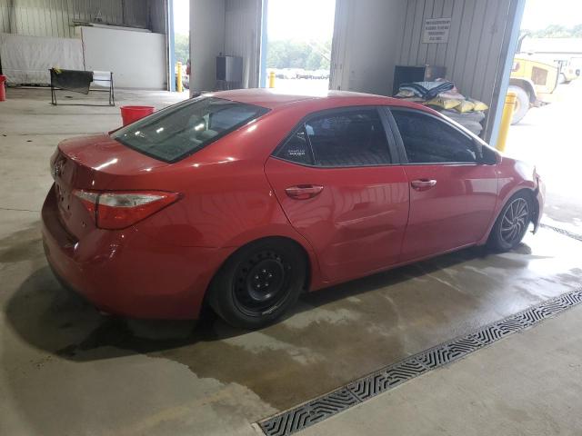 2T1BURHEXGC556172 - 2016 TOYOTA COROLLA L RED photo 3
