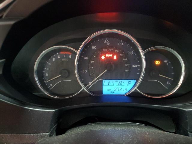 2T1BURHEXGC556172 - 2016 TOYOTA COROLLA L RED photo 9