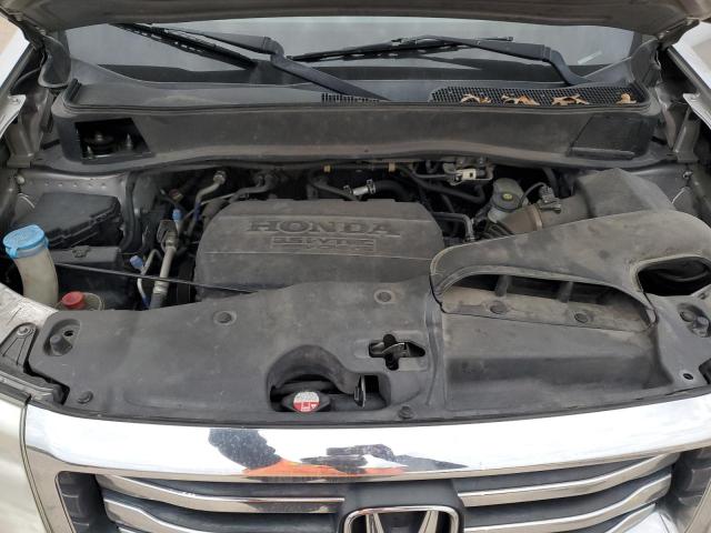 5FNYF3H25EB005874 - 2014 HONDA PILOT LX SILVER photo 12