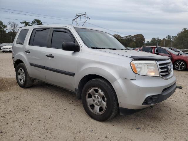 5FNYF3H25EB005874 - 2014 HONDA PILOT LX SILVER photo 4