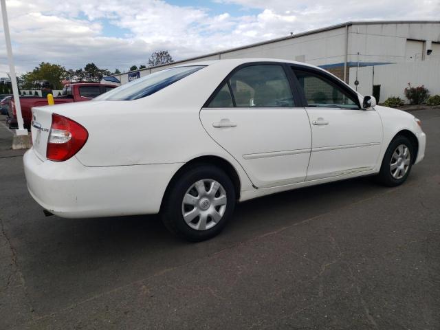 4T1BE32K92U111356 - 2002 TOYOTA CAMRY LE თეთრი ფოტო 3