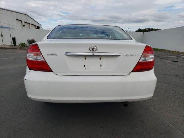 4T1BE32K92U111356 - 2002 TOYOTA CAMRY LE თეთრი ფოტო 6