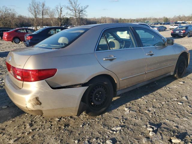 1HGCM56445A068572 - 2005 HONDA ACCORD LX GOLD photo 3