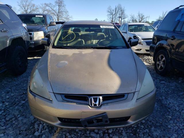 1HGCM56445A068572 - 2005 HONDA ACCORD LX GOLD photo 5