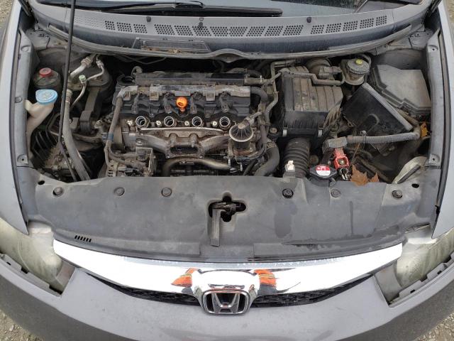 2HGFA1F52AH525253 - 2010 HONDA CIVIC LX GRAY photo 11