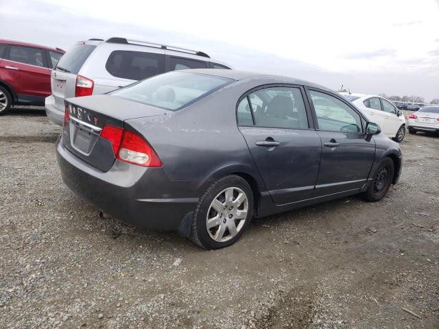 2HGFA1F52AH525253 - 2010 HONDA CIVIC LX GRAY photo 3