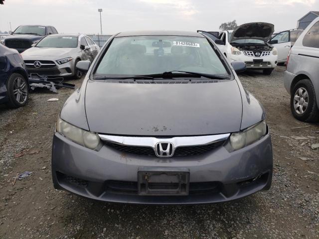 2HGFA1F52AH525253 - 2010 HONDA CIVIC LX GRAY photo 5