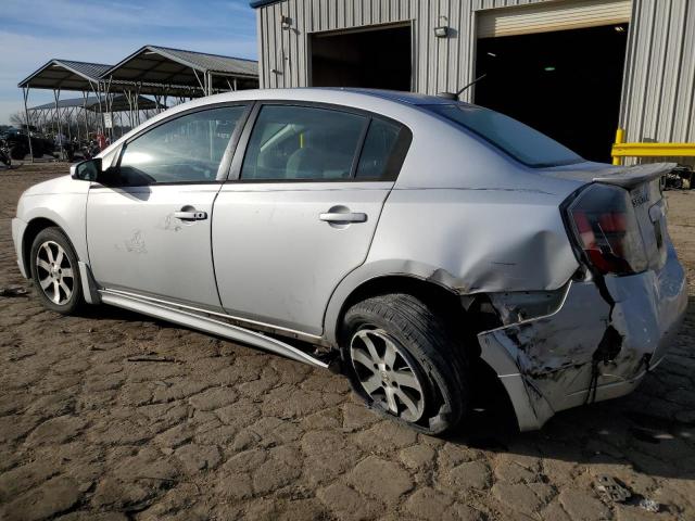 3N1AB6AP6CL619516 - 2012 NISSAN SENTRA 2.0 SILVER photo 2