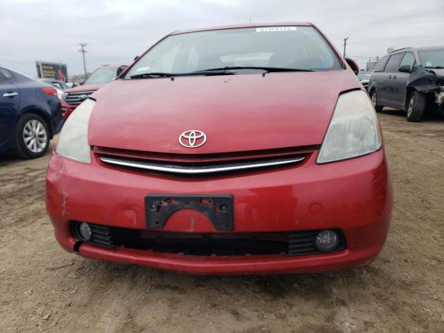 JTDKB20U087794275 - 2008 TOYOTA PRIUS RED photo 5