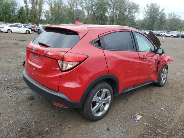 3CZRU6H77HM734069 - 2017 HONDA HR-V EXL RED photo 3