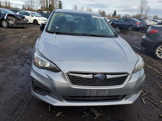 4S3GTAA60K3707163 - 2019 SUBARU IMPREZA SILVER photo 5