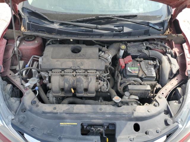 3N1AB7AP8KY298182 - 2019 NISSAN SENTRA S 红色 照片 11