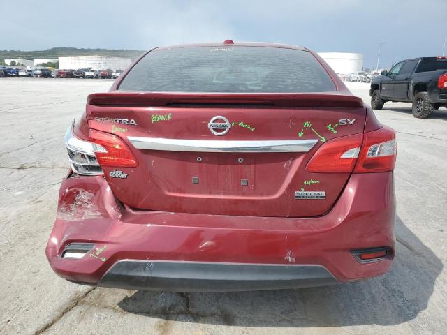 3N1AB7AP8KY298182 - 2019 NISSAN SENTRA S 红色 照片 6
