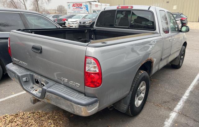 5TBBT44105S463098 - 2005 TOYOTA TUNDRA ACCESS CAB SR5 GRAY photo 4