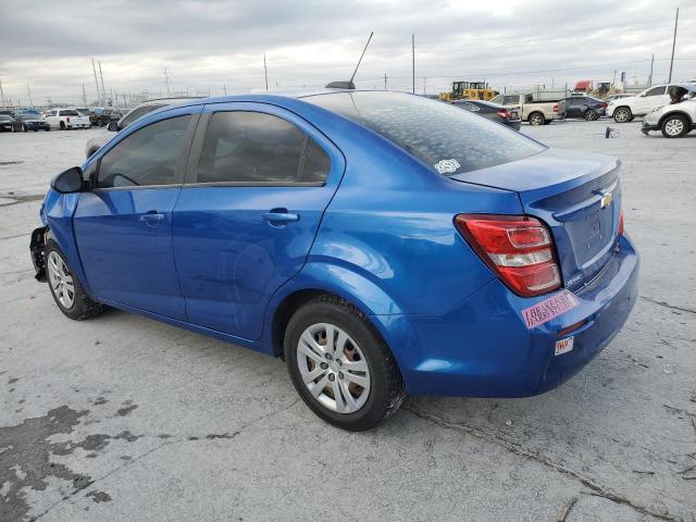 1G1JB5SH4H4115082 - 2017 CHEVROLET SONIC LS 蓝色 照片 2