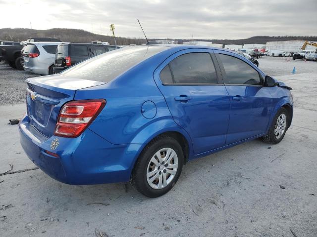 1G1JB5SH4H4115082 - 2017 CHEVROLET SONIC LS 蓝色 照片 3