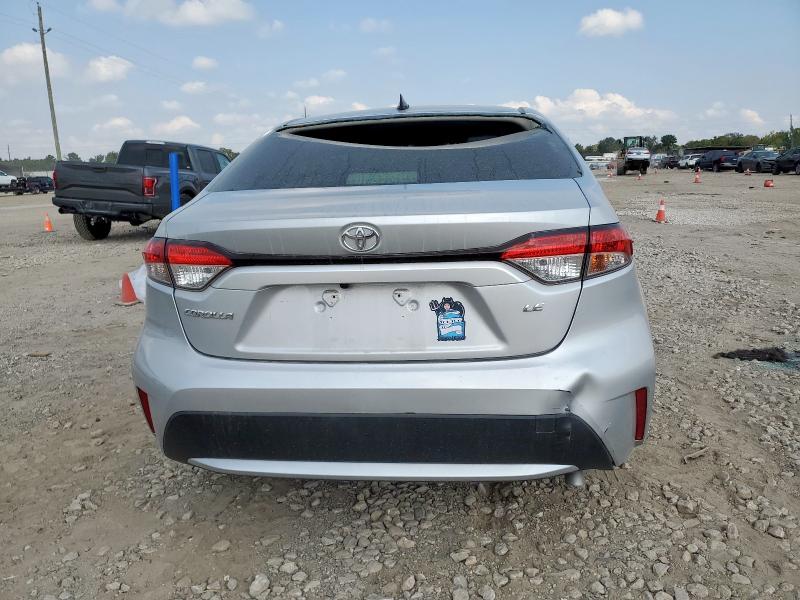 JTDEPMAE3MJ159968 - 2021 TOYOTA COROLLA LE Gümüş fotoğraf 6