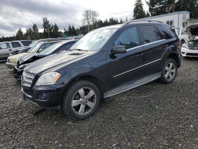 4JGBB8GB2BA710521 - 2011 MERCEDES-BENZ ML 350 4MATIC BLACK photo 1