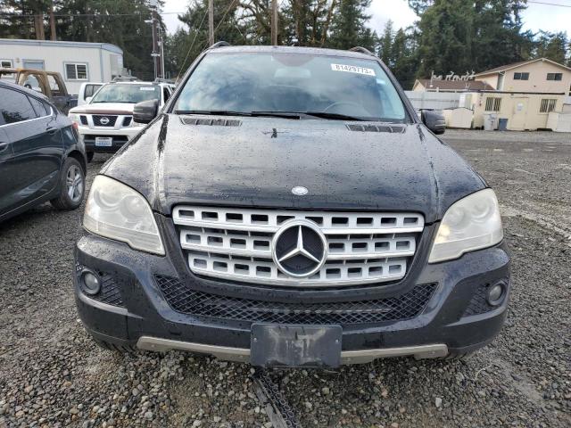 4JGBB8GB2BA710521 - 2011 MERCEDES-BENZ ML 350 4MATIC BLACK photo 5