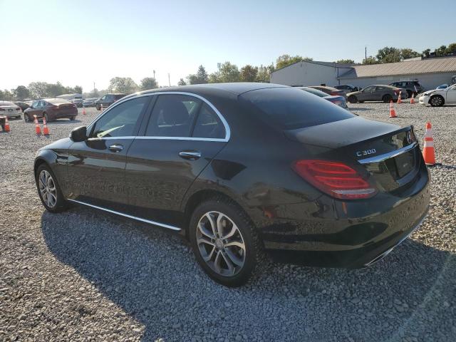 55SWF4KB2GU099834 - 2016 MERCEDES-BENZ C 300 4MATIC BLACK photo 2