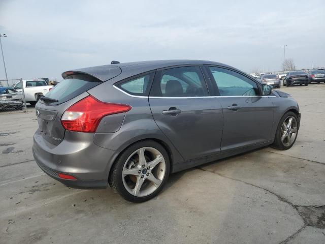 1FADP3N21EL248133 - 2014 FORD FOCUS TITANIUM GRAY photo 3