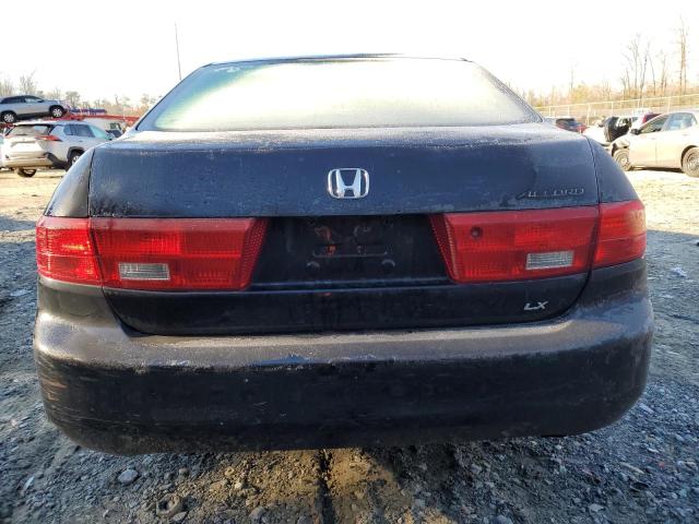 1HGCM56485A162731 - 2005 HONDA ACCORD LX BLACK photo 6