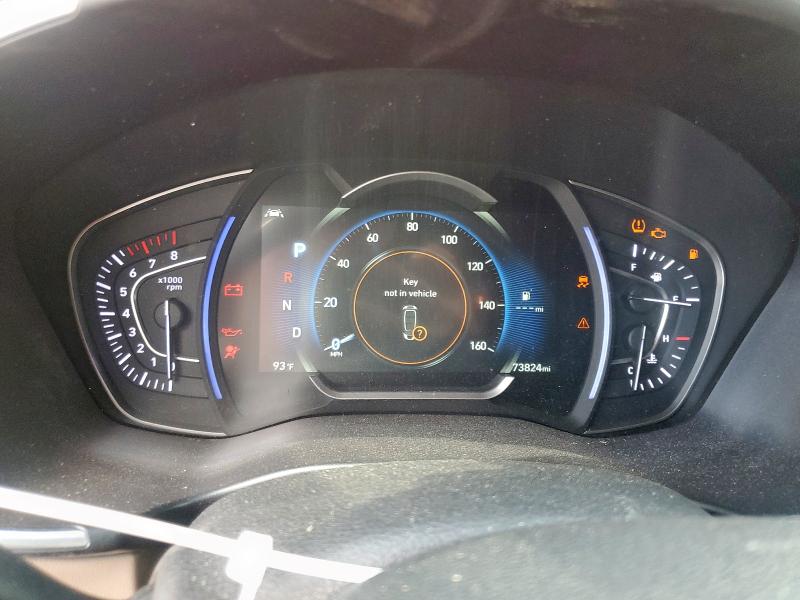 5NMS33AD0LH230743 - 2020 HYUNDAI SANTA FE SEL Kırmızı fotoğraf 9