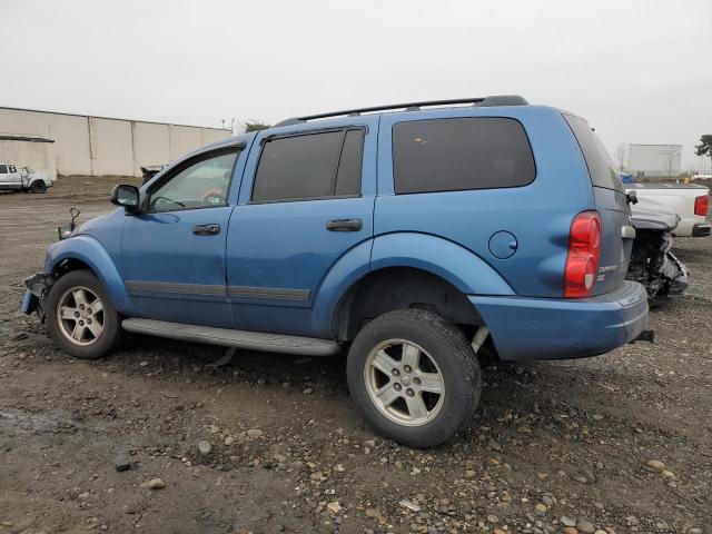 1D4HB48N66F181523 - 2006 DODGE DURANGO SLT BLUE photo 2