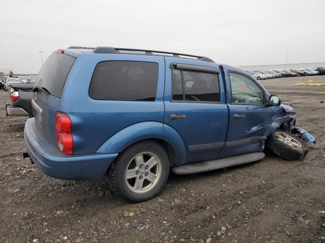 1D4HB48N66F181523 - 2006 DODGE DURANGO SLT BLUE photo 3