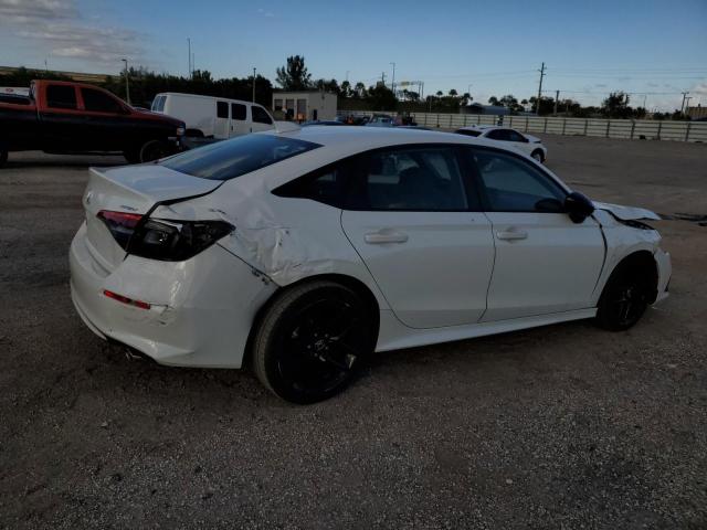 2HGFE2F51NH539323 - 2022 HONDA CIVIC SPORT WHITE photo 3