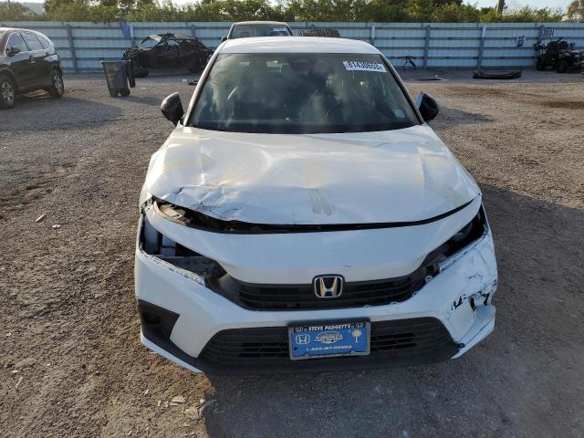 2HGFE2F51NH539323 - 2022 HONDA CIVIC SPORT WHITE photo 5