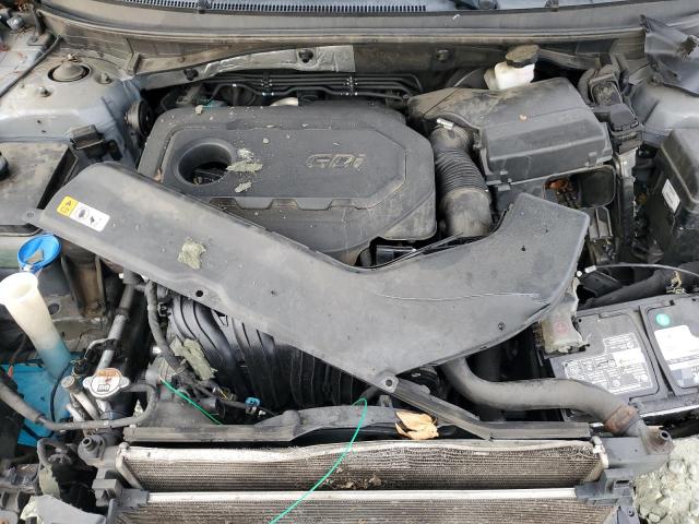 5NPE24AF5FH091823 - 2015 HYUNDAI SONATA SE SILVER photo 11