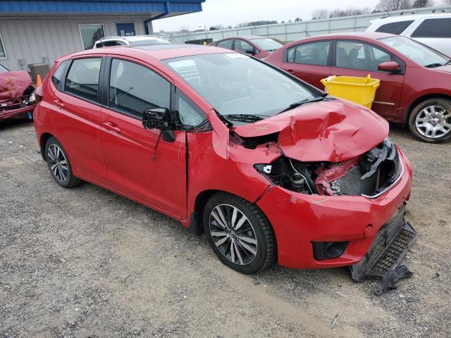 JHMGK5H72GX044332 - 2016 HONDA FIT EX RED photo 4