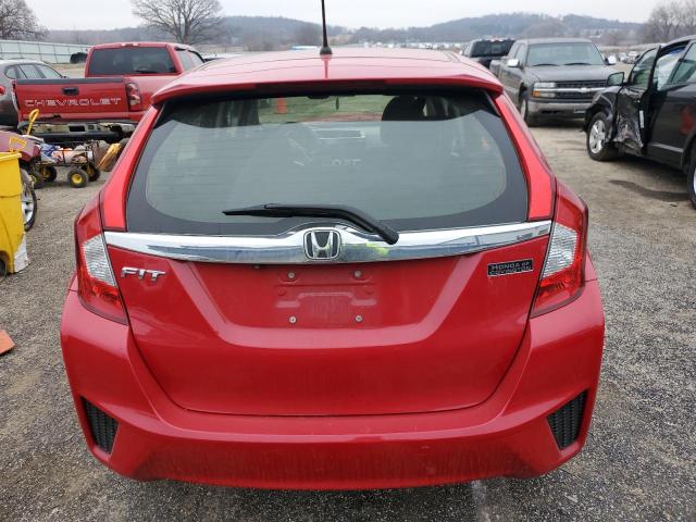 JHMGK5H72GX044332 - 2016 HONDA FIT EX RED photo 6