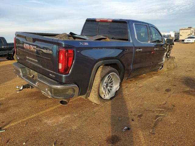 3GTU9DED9MG224170 - 2021 GMC SIERRA K1500 SLT BLUE photo 3