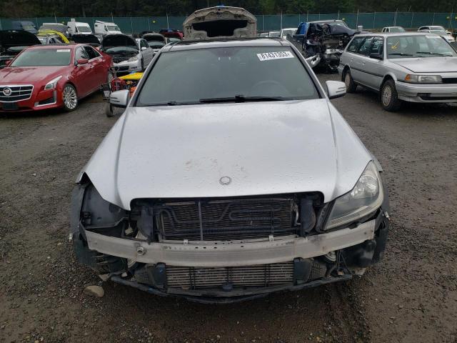 WDDGF4HB1CA654360 - 2012 MERCEDES-BENZ C 250 SILVER photo 5