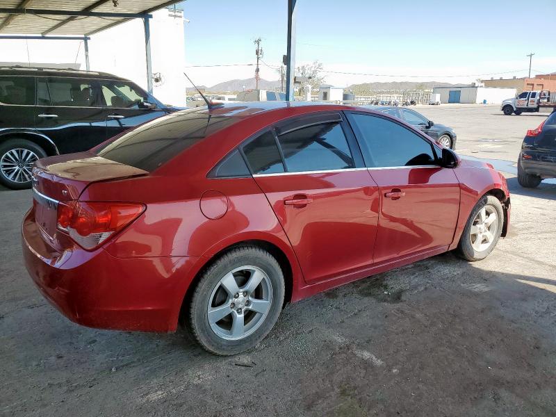 1G1PC5SB5E7292995 - 2014 CHEVROLET CRUZE LT MAROON photo 3