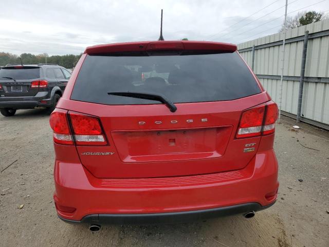 3C4PDCEG7KT783110 - 2019 DODGE JOURNEY GT RED photo 6