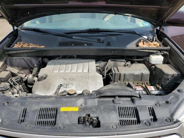 5TDBK3EHXDS279124 - 2013 TOYOTA HIGHLANDER BASE Bordo foto 12