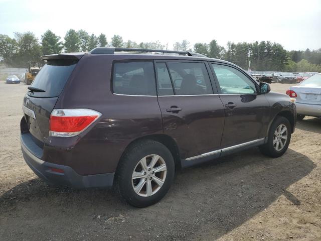 5TDBK3EHXDS279124 - 2013 TOYOTA HIGHLANDER BASE Bordo foto 3