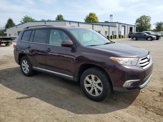 5TDBK3EHXDS279124 - 2013 TOYOTA HIGHLANDER BASE Bordo foto 4