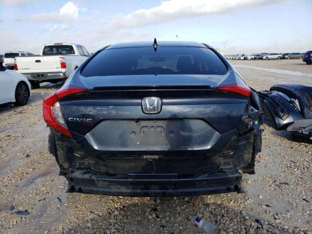 JHMFC1F70JX000485 - 2018 HONDA CIVIC EXL BLACK photo 6