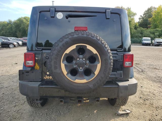 1C4HJWEG6EL165582 - 2014 JEEP WRANGLER U SAHARA შავი ფოტო 6