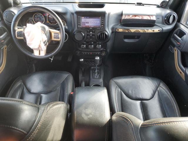 1C4HJWEG6EL165582 - 2014 JEEP WRANGLER U SAHARA შავი ფოტო 8