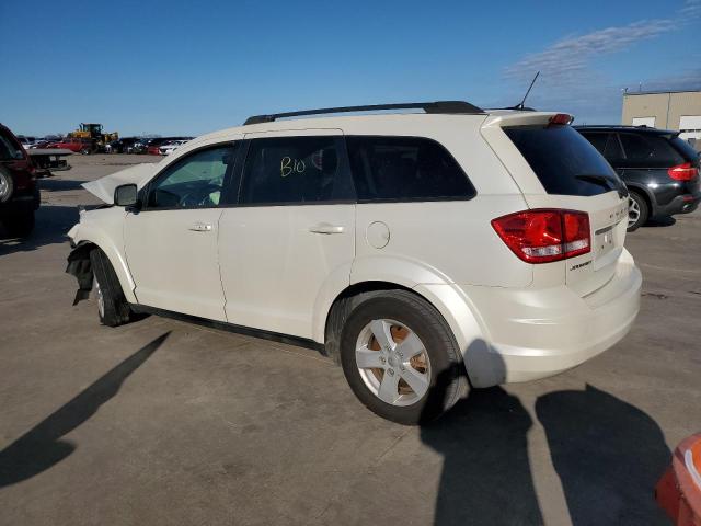 3C4PDCAB3DT508881 - 2013 DODGE JOURNEY SE WHITE photo 2