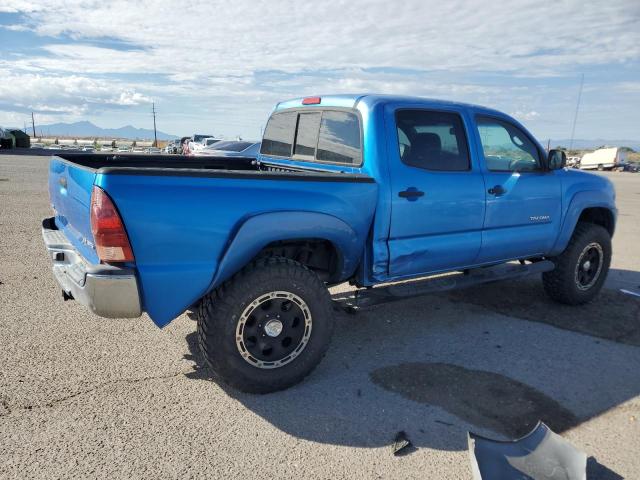 5TELU42N46Z237892 - 2006 TOYOTA TACOMA DOUBLE CAB Niebieski zdjęcie 3