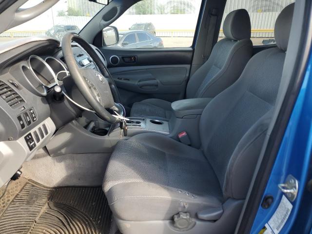 5TELU42N46Z237892 - 2006 TOYOTA TACOMA DOUBLE CAB Niebieski zdjęcie 7