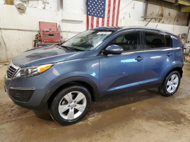 KNDPB3A27C7317604 - 2012 KIA SPORTAGE BASE BLUE photo 1