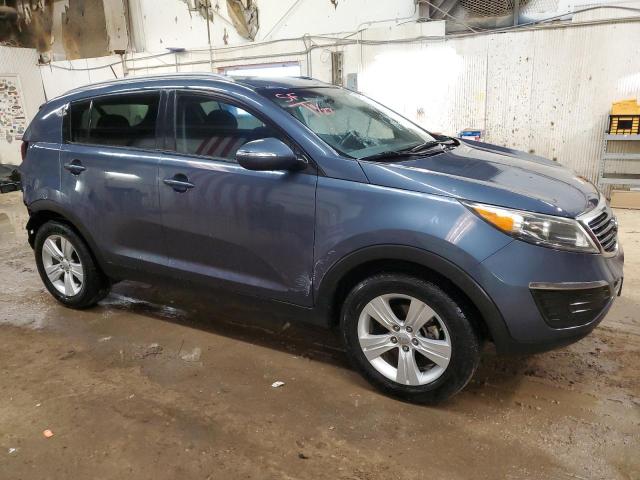 KNDPB3A27C7317604 - 2012 KIA SPORTAGE BASE BLUE photo 4